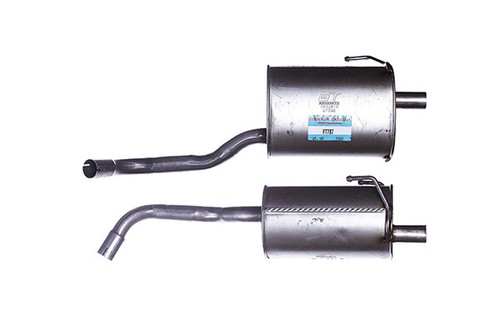 Exhaust silencer tail - tail, for