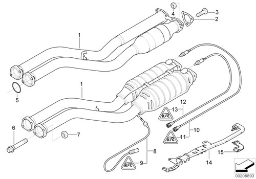 Bmw genuine catalytic - bmw,