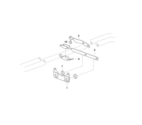 Bmw genuine exhaust suspension - exhaust,
