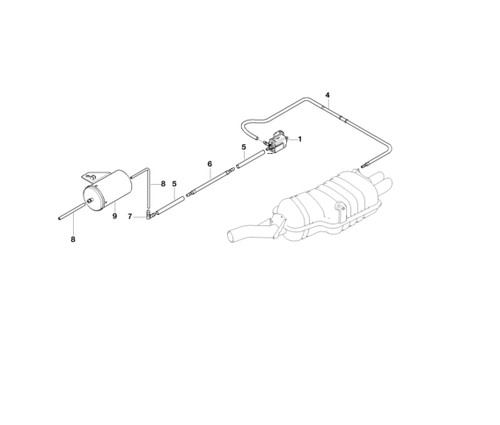 Bmw genuine vacuum pipe - genuine,
